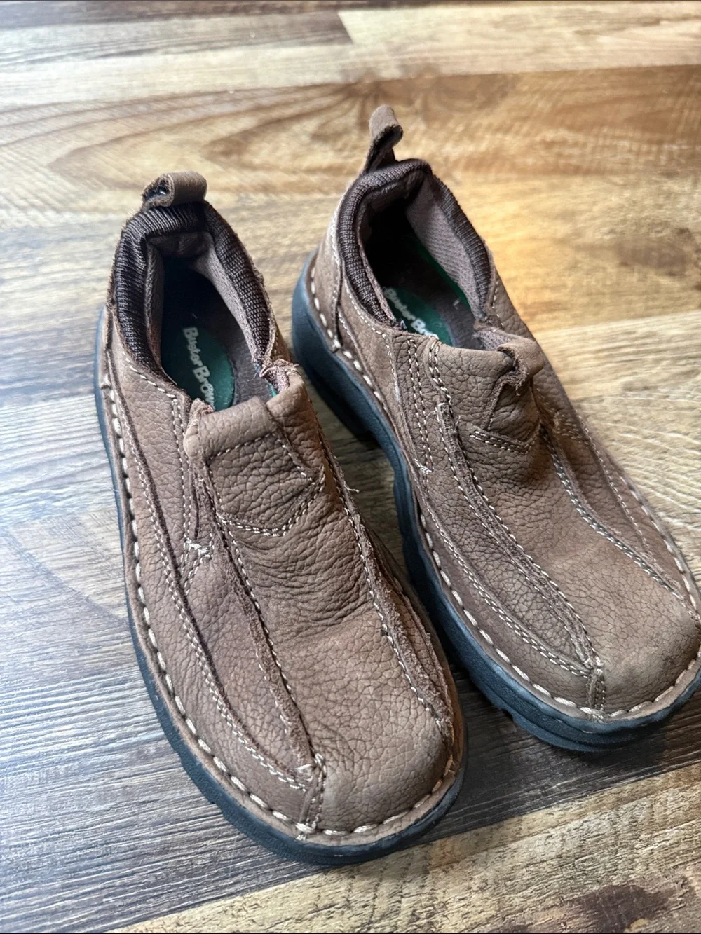 Brown Slip-On kids Casual Shoes